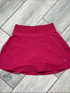 Lululemon Magenta Smoke Lightweight High-Rise Tennis Skirt